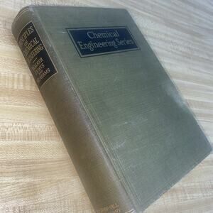 1927 CHEMICAL ENGINEERING Series Hardcover McGraw Hill Walker Lewis McAdams